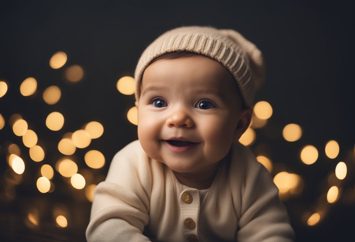 baby dunkler hintergrund